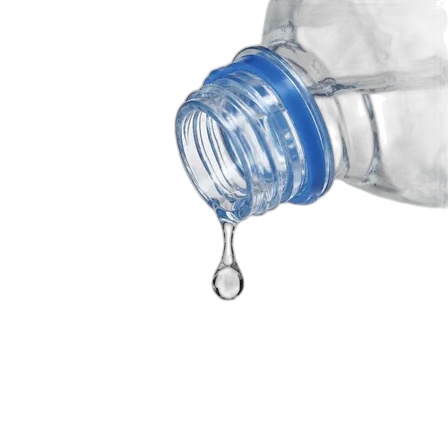 Drop of bottled water