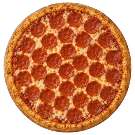 Whole pepperoni pizza