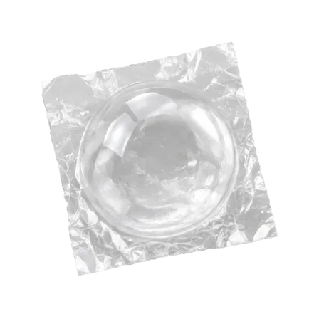 A 1 cmยฒ scrap of bubble wrap